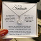 To My Soulmate _ I'LL BE WITH YOU FOREVER - Eternal Hope Necklace (14k white gold finish)