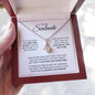 To My Soulmate _  I'LL BE WITH YOU FOREVER - Alluring Beauty Necklace (Yellow & White Gold Variants)