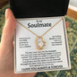 Soulmate Meeting You - Forever Love Necklace (Yellow & White Gold Variants)